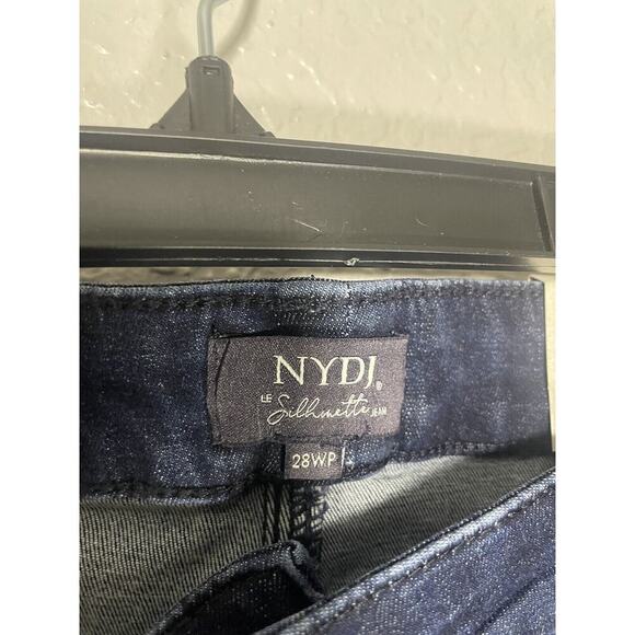 NYDJ Le Silhouette Slim Bootcut Lift Tuck Dark Wash Size 28WP - Picture 5 of 9